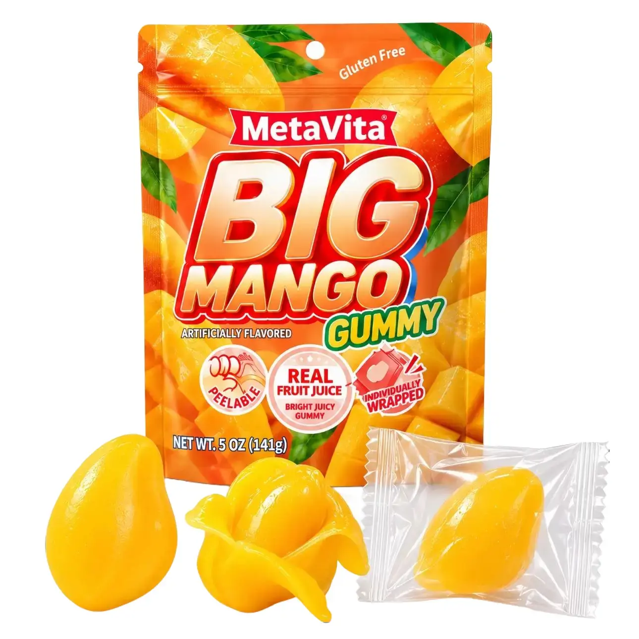MetaVita BIG Peelable Gummies 5oz Individually Wrapped