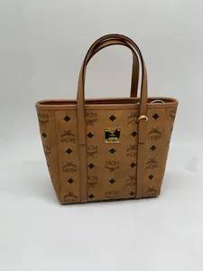 Pre-owned MCM Classic Visetos Small Tote Bag/SD04125115/5115