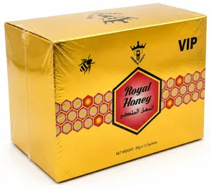 Premium Multi- Compartment Food Container Unit - Complete with 12 Single-Serve Travel Royal honey Packet Samples