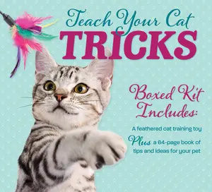 USED-Teach Your Cat Tricks Book and Toy Kit by Publications International Ltd (Hardcover)