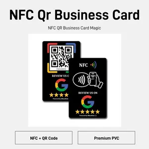 Smart Social Proof Card – NFC & QR Code – Wallet-Friendly, Review-Friendly