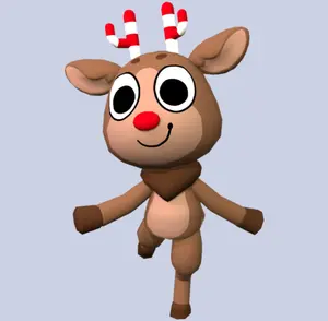 Rudie From Roblox Dandy's World Keychain, Cute, Durable, And Perfect For Bags, Keys, Or Gifts. Great For Daily Use Or As Thoughtful Little Gifts For Your Friends And Yourself.