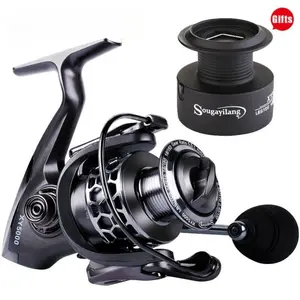 Fishing Reels 13+1BB Light Weight Ultra Smooth Aluminum Spinning Fishing Reel with Free Spool Tools