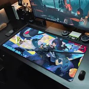 Zenless Zone Zero Hoshimi Miyabi Mouse Pad, XXL Gaming Desk Mat with Smooth Rubber Surface, Non-Slip Base, Extended Keyboard Mousepad for Office and Gamer Setup ideal gift