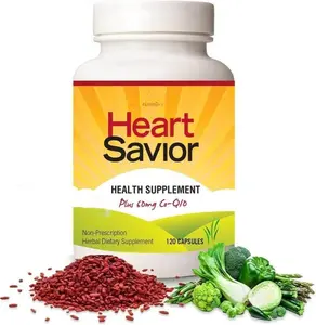 Natural Supplement with CoQ10, Red Yeast Rice, Niacin, Policosanol and Guggul. The Natural Way. by New Health Plus 60 MG Co-Q10 (120 caps)