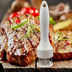 Stainless Steel Meat Tenderizer Needle, Chicken Leg Wing Poultry Tool, Kitchen BBQ Cooking Accessory, Durable & Efficient Design