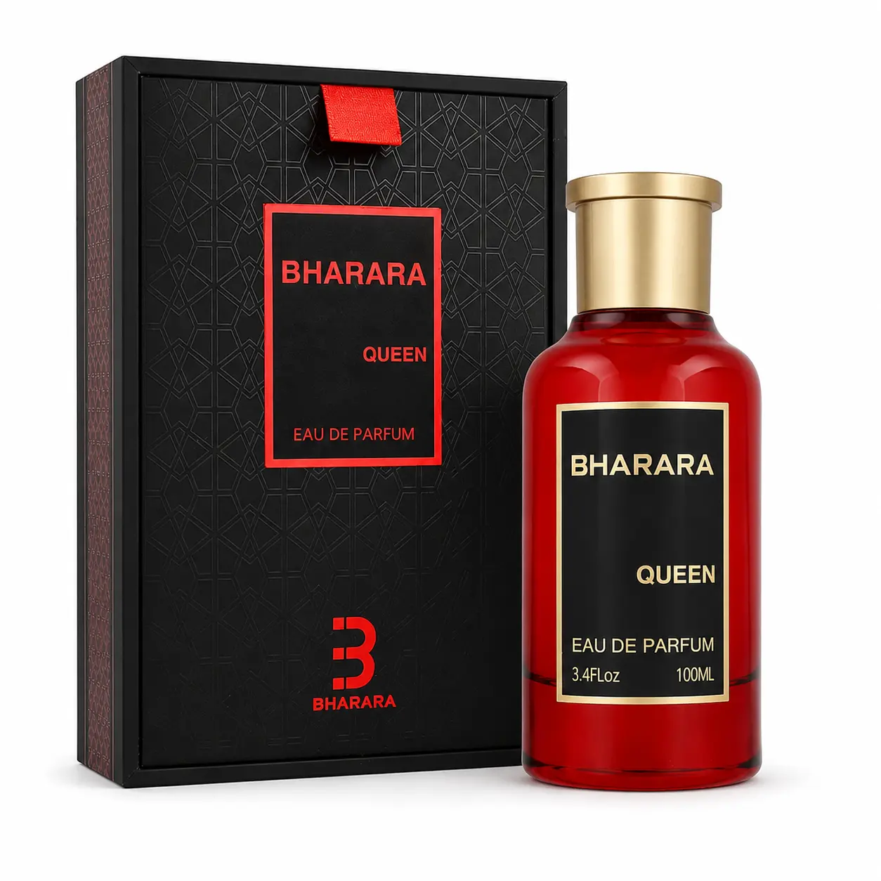 Bharara Queen Eau de Parfum for Women 100ml (3.4 fl oz) | Floral Citrus Gourmand Perfume | Long Lasting Luxury Fragrance