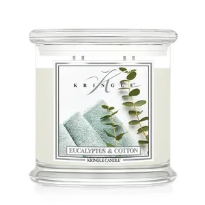 Eucalyptus & Cotton Scented XL 4-wick Candle Jar — Ideal for Home Design & Aroma