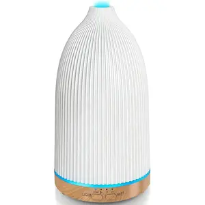 100ML Essential Oil Diffusers for Home, Ultrasonic Aromatherapy Diffuser with 7 Color Changing Lights, Timer & Auto Shut-Off, Scent Diffuser for Bedroom, Office, Yoga outdoorfun