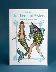 "The Mermaid Sisters" Paper Doll Kit