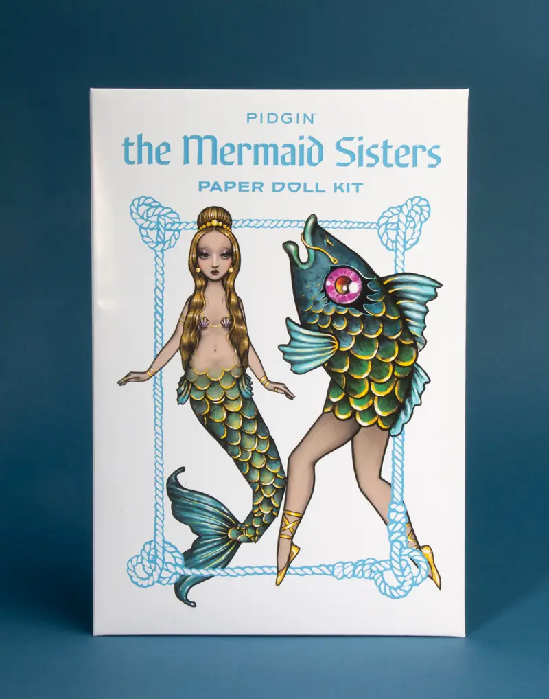 "The Mermaid Sisters" Paper Doll Kit