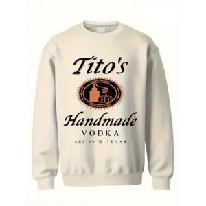 TITO'S HANDMADE printed casual fashion All-in-one commuter sports men's all-in-one long-sleeved comfortable sweatshirt Spring and Autumn casual top patterned sweatshirt