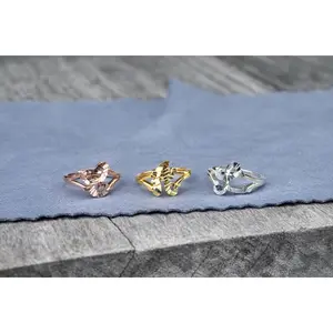 925 Silver Baby Initial Ring