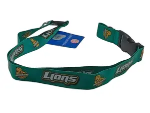 Mesh Lanyard Sport College Lions Southern Louisiana Green
