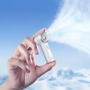 RANVOO 2026 Mini & Powerful Turbo 100 Speeds Cooling Handheld Fan Rechargeable LED Display for Outdoor Travel Portable Hand Fan, Gifts for Women & Men, Stylish #SummerVibes