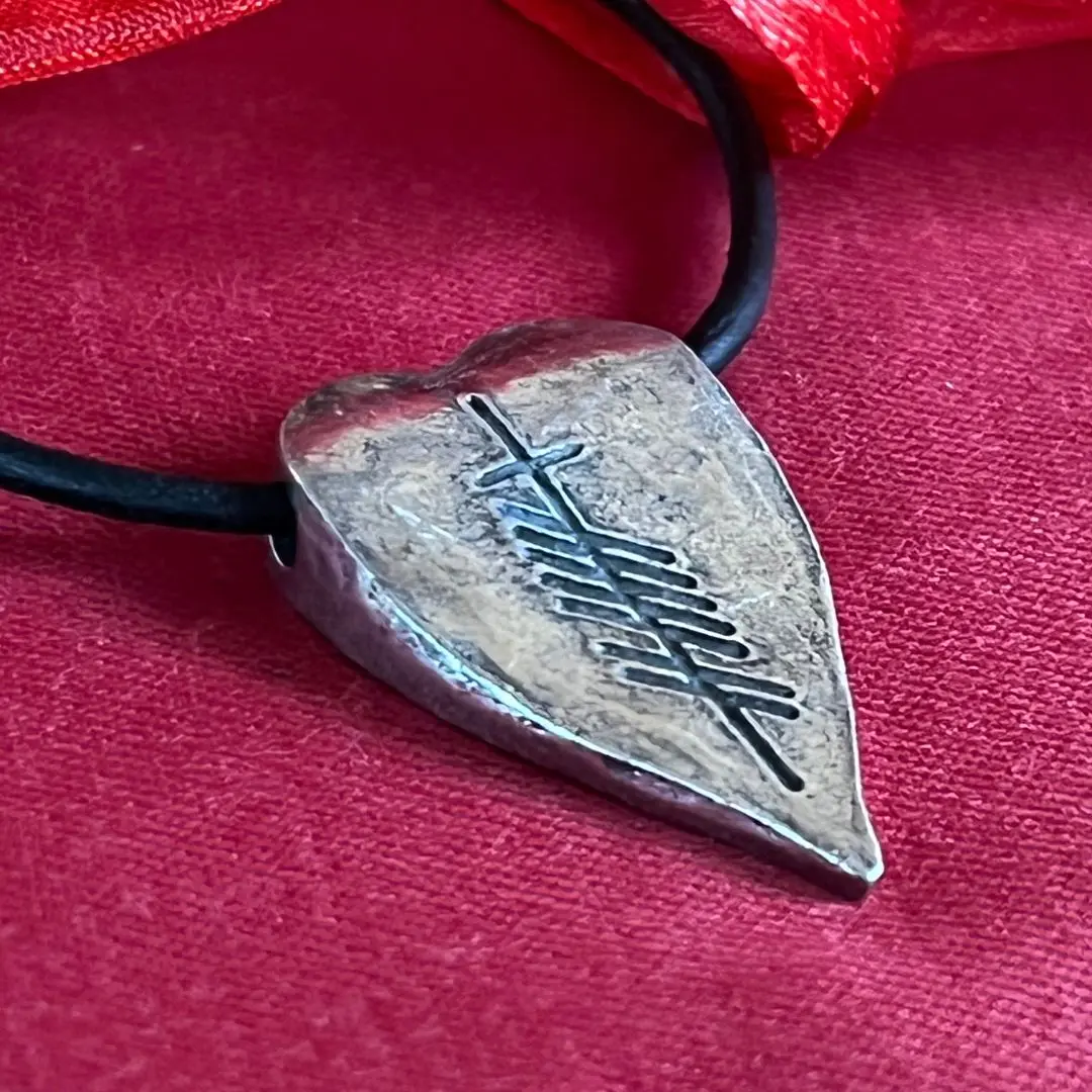 Love (Grá) Ogham Pewter Pendant