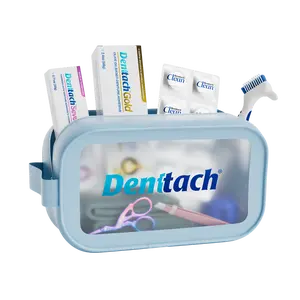 Denttach Starter Kit includes Denttach Seven Denttach Gold Denttach Clean Denture Brush Scissors Denture Case and more incredible value