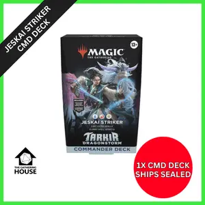 Tarkir: Dragonstorm Commander Deck - Jeskai Striker (TDC) MTG Magic the Gathering
