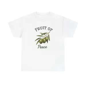 Olive Branch "Fruit of Peace" Tee | Olive Graphic T-Shirt