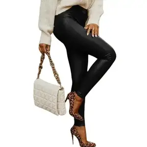 NEW[LTO]Women'S Solid-Color Studded Leggings Bottom Bridal Maternity Womenswear Basic Minimalist, Plain