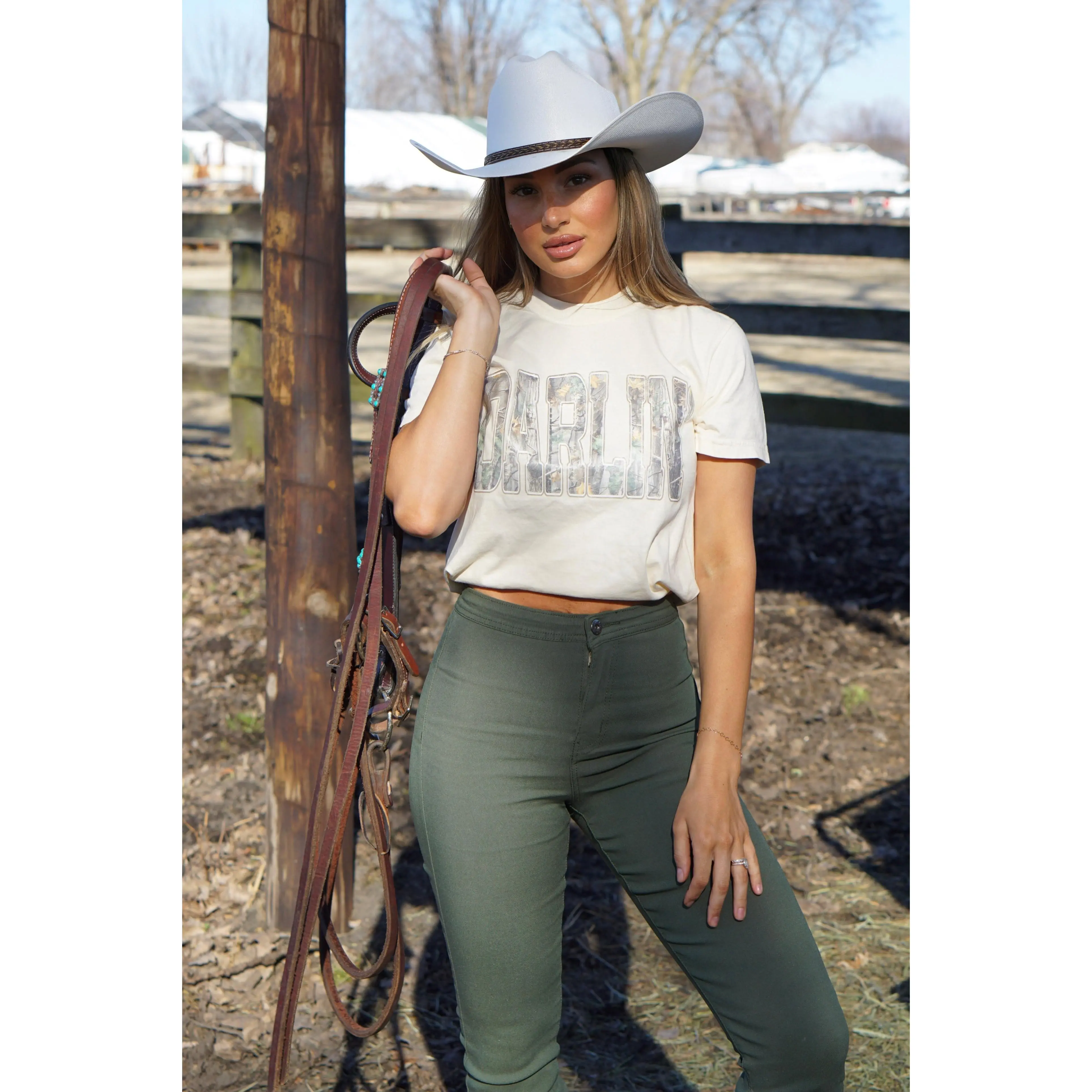 Hello Darlin' Camo Graphic