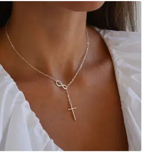 Infinity Cross Necklace Test