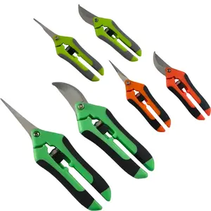 2Packs Pruning Shears for Gardening, Garden Shears Scissors Heavy Duty, Bypass Pruner Hand Shears, Tree Trimmers Secateurs, Garden Clippers for Plants, Hedge Shears, Garden Tools Pruning Shears and Clippers for Gardening