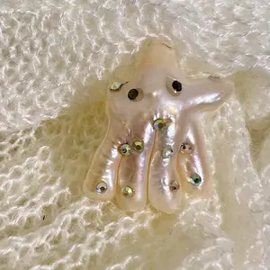 Squid Pearl Freshwater Pearl Natural Pearl Jewelry decoration