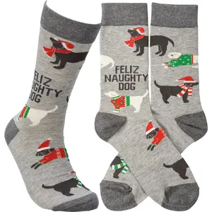 Classic Woven Socks - Christmas