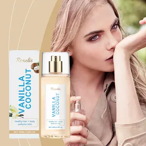 Vanilla Coconut Body Perfume Spray, exuding charm, with long-lasting and fresh fragrance. Portable perfume, suitable as a Valentine's Day gift
