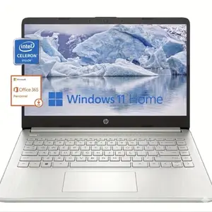 Brand New HP 14" Touchscreen - Intel N150-4GB RAM-128GB Storage-Windows 11 S, Silver, COPILOT KEY