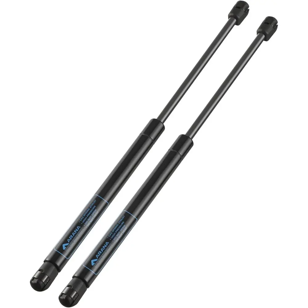 20 inch Gas Spring Strut 2pcs Set, 100 Lb Per Shock (Fits 85-110 Lbs Lids, No Brackets) for Camper Shell, Tonneau Cover, 18 Months Support