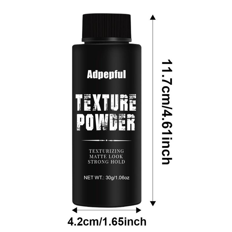 Adpepful Men’s Volumizing Powder – Lightweight & Oil-Control for Natural, Textured Hairstyles | Quick Fix for Flat, Lifeless Hair | Long-Lasting Hold & Volume | Ideal for Oily Hair Rescue