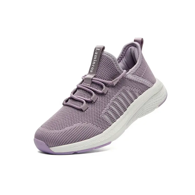 Women's Synthetics Less Than Ankle Lace Lightweight Breathable Mesh Walking Sneakers - EVA Sole, Comfortable Fit, All Seasons Athletic Sports Footwear for Female Nursing Work, Casual Outdoor Use