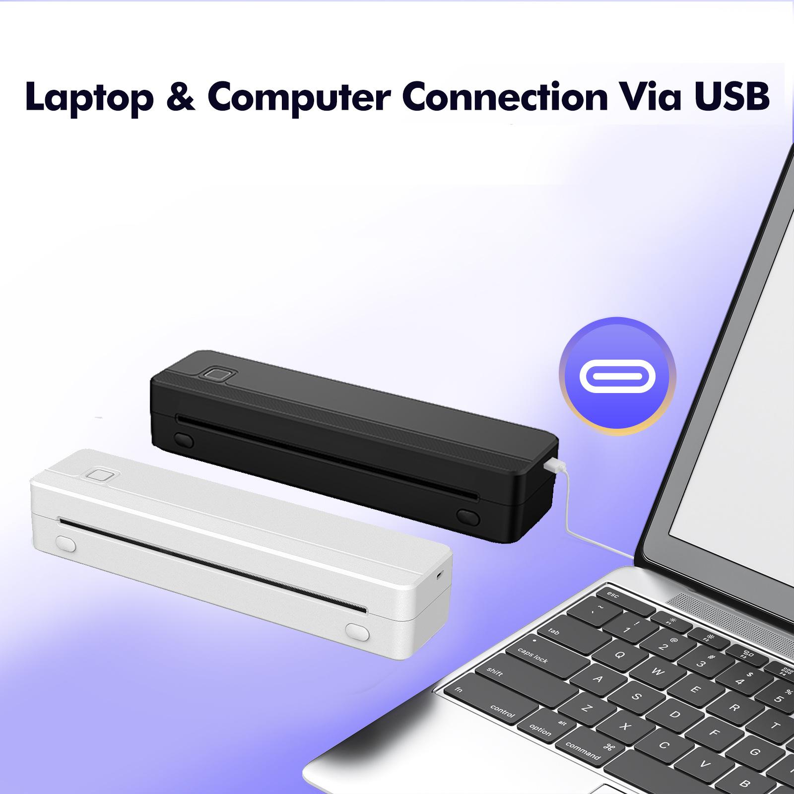 A4 Portable Printer Thermal Wireless Bluetooth Tattoo Transfer Machine Mini Document Label Printer