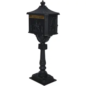 Elegant Bronze Mailbox – Premium Cast Aluminum Design for Modern House & Garden (USPS Approved!)