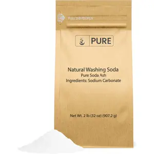 Natural Washing Soda (2 lb) Multipurpose Cleaner, Water Softener, Stain Remover