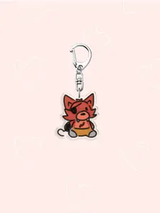 Cartoon Fnf Acrylic Keychain, Y2K Style Character Print, Five Nights at Freddy's Keychain, Car Keychain, Backpack Charm, Phone Decoration