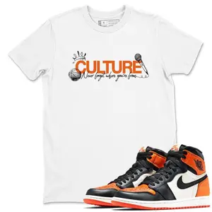 1 Shattered Backboard Shirt, 1 Shattered Backboard Graphic T-Shirt, Culture Tee Match Sneaker, Classic Cuts, Always On Point