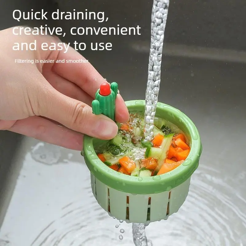 Water Tap Filter for Home Kitchen - Portable Mesh Filter with Creative Design, Residue Drainage, Odor Control, Prevents Clogging, Keeps Hands Clean