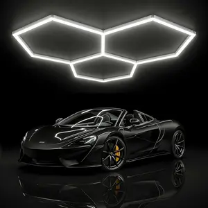 Neatfi 9000 Lumens LED Garage Light - IP54 Rated Shop Lighting | Easy Ceiling Installation | Auto Shops, Salons, Basements, Warehouse & Gyms (3 Hex)