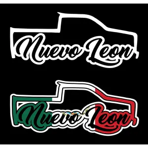 Nuevo Leon Decal Trokita Decal Car Window NL Vinyl Sticker Mexico Trucking