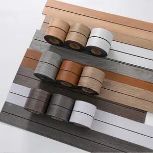 Self-Adhesive Baseboard Molding Trim Strip, Wood Grain Design, Easy Peel & Stick Floor Transition Strips for Walls, Doors, Ceilings, Floors