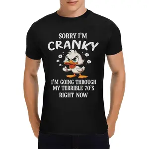 [100% Cotton] Easter Funny 70s Duck Graphic TEE, casual crew neck outfit,  unisex couple fashion shop, cute retro style, perfect gift for boyfriend husand wife, easter gift