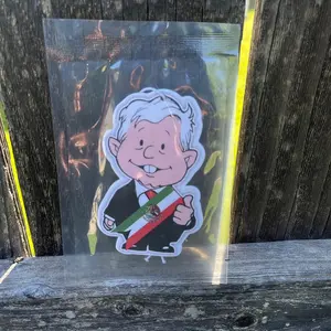 Amlo air freshener black ice