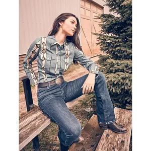 Wrangler Checotah Teal Women's