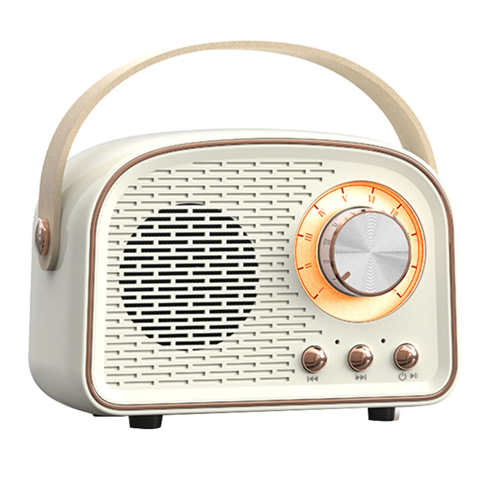 POGOLAB Retro Bluetooth Speakers,Wireless Vintage Speaker,Outdoors Wireless Portable Bluetooth Speaker Supports TWS Pairing/U-Disk/TF Card/AUX for Home,Travel,Outdoor