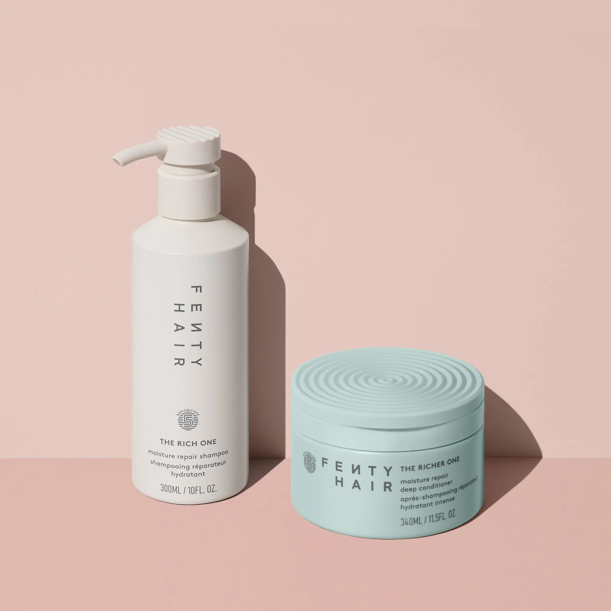 Fenty Hair Reparative Shampoo + Conditioner or Deep Conditioner Haircare Duo Fenty Hair Reparative Shampoo + Conditioner or Deep Conditioner Haircare Duo