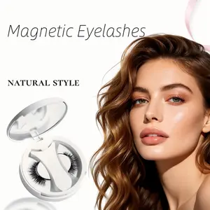 Lashplume Magnetic Eyelashes, Premium Reusable No-Glue Lashes with Applicator, Mirror & Storage Case, Soft Comfortable for Sensitive Eyes, Natural Look for Daily Casual Makeup outdoorfun