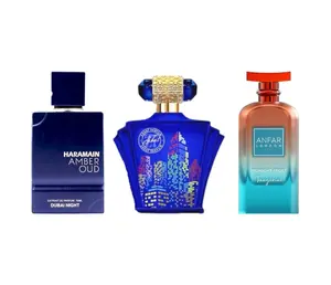 Al Haramain Amber Oud Eau De Parfum (EDP) Multi-Pack - Zakat, Anfar London, Dubai Night, Z7, Midnight Frost - 300mL Unisex Fragrance with Agarwood Base & Exotic Blend